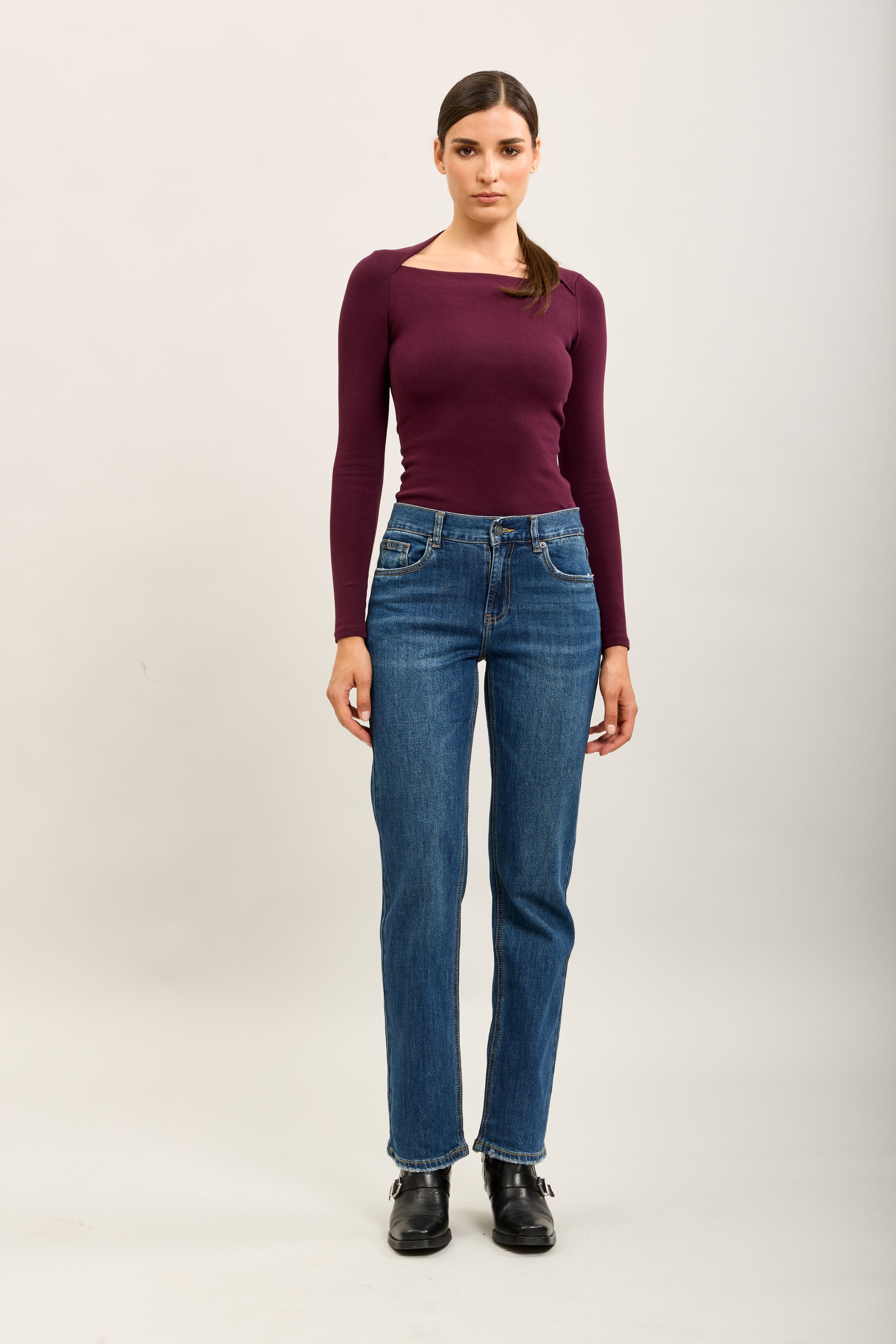 Toxik3 pantalon jean droit denim stretch