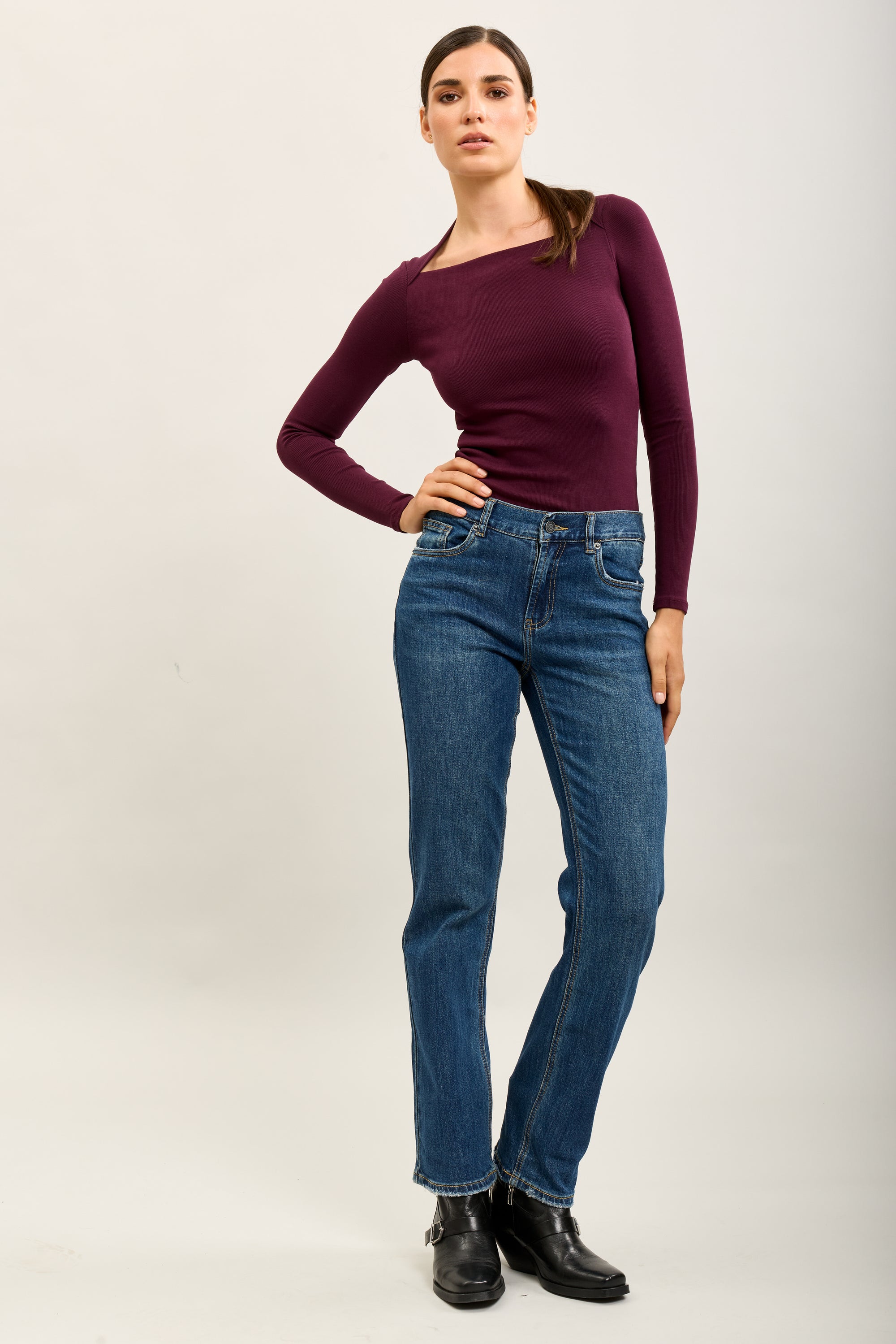 Toxik3 pantalon jean droit denim stretch