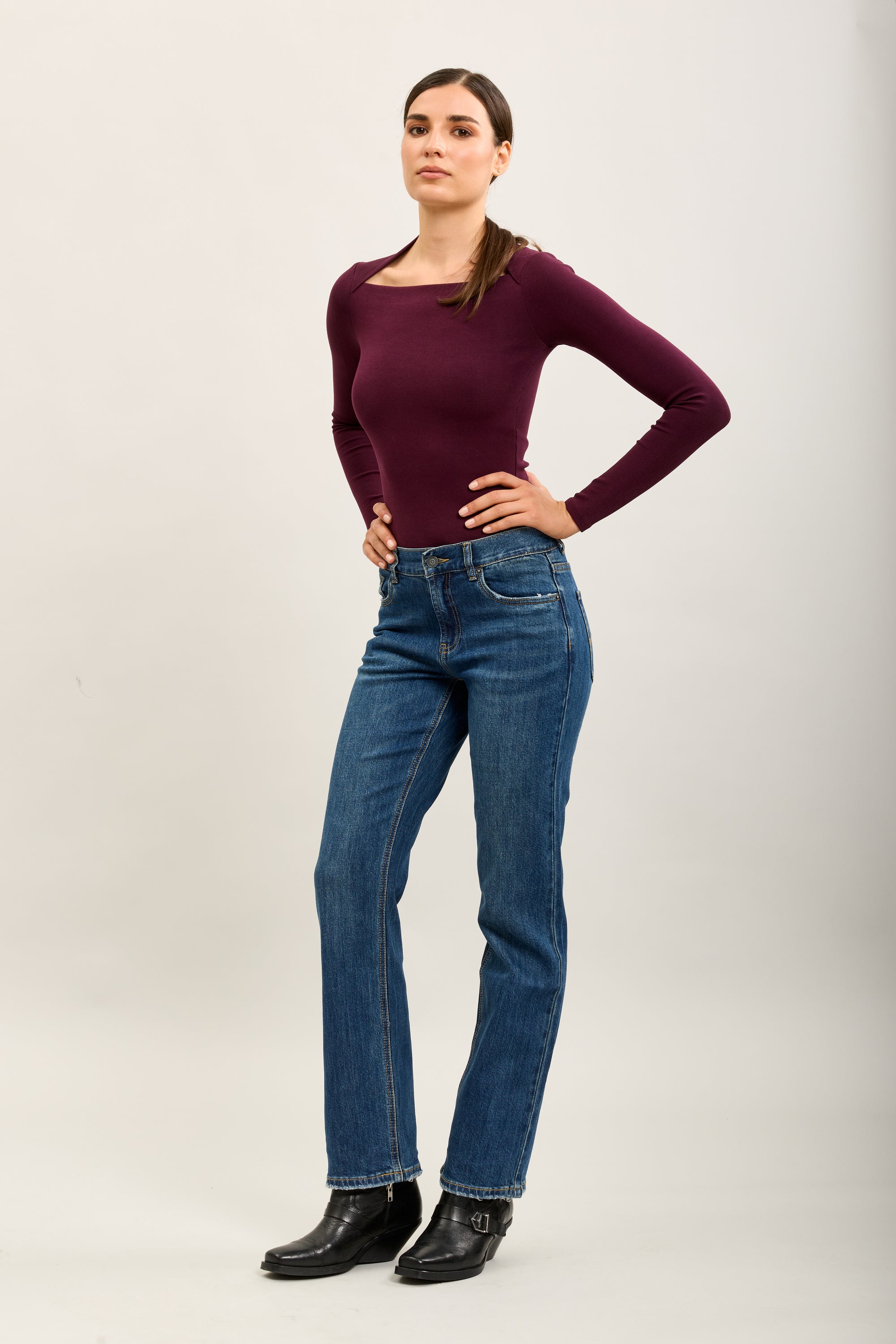 Toxik3 pantalon jean droit denim stretch