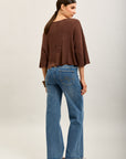 Toxik3 wide denim stretch jean pants patch pockets