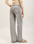 Toxik3 pantalon jean droit denim stretch ceinture retournée