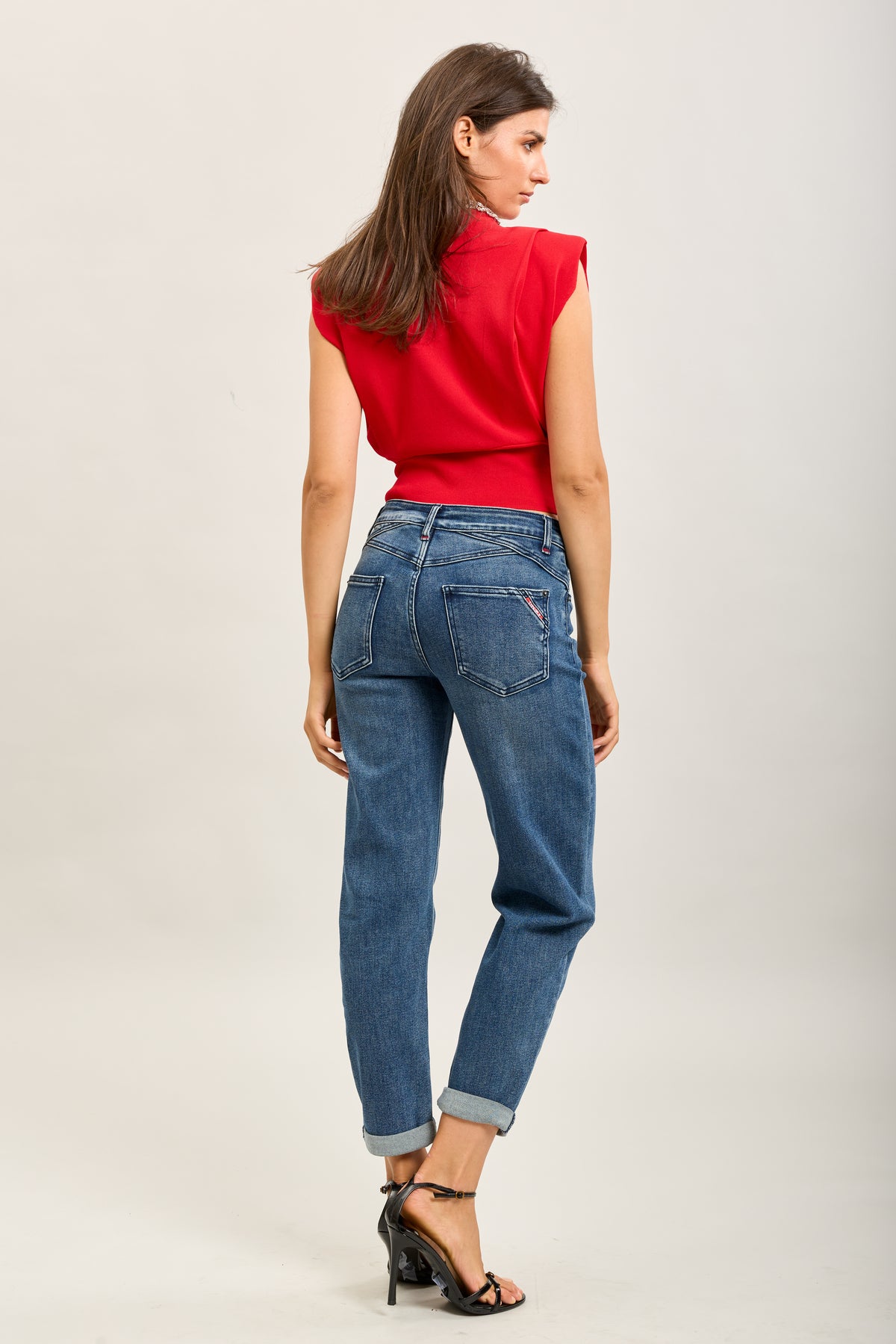 Toxik3 cropped stretch denim boy jean pants