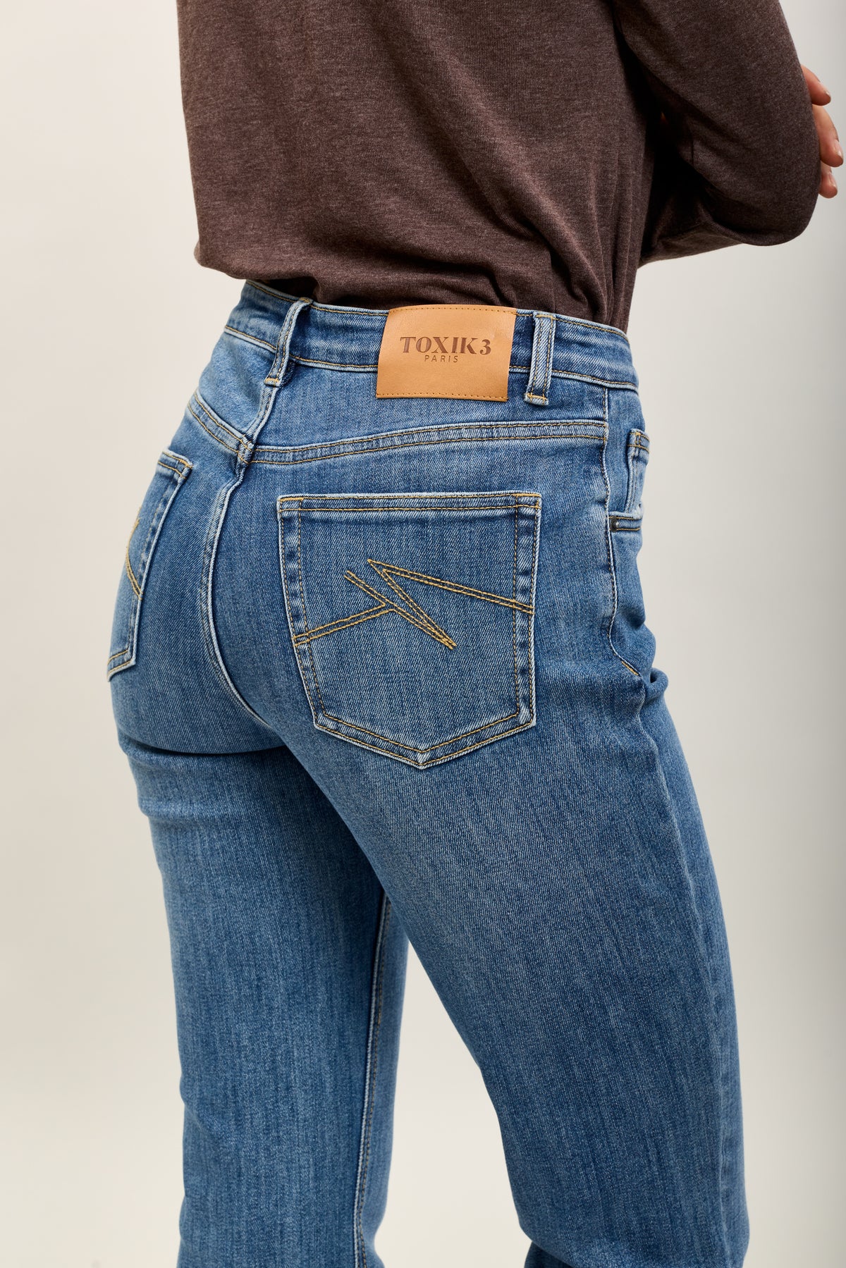 Toxik3 pantalon jean droit denim stretch