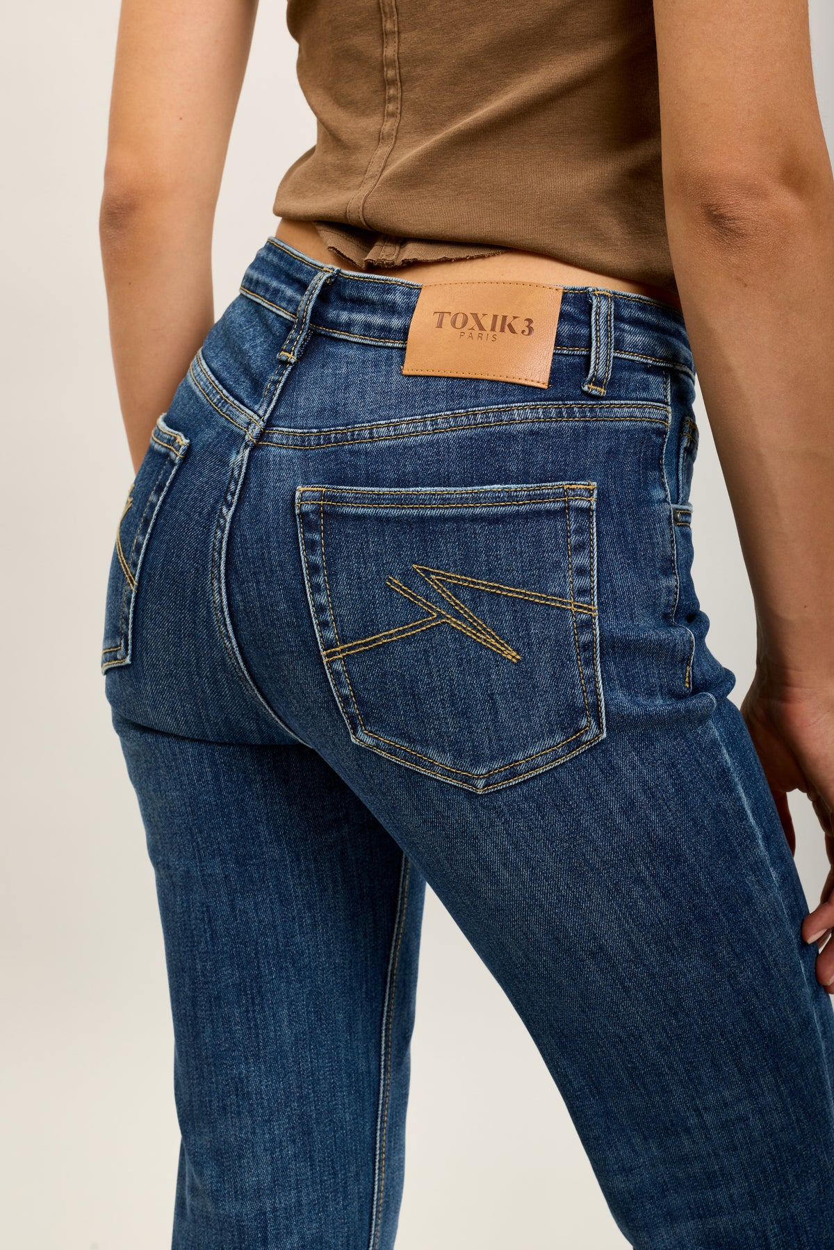 Toxik3 pantalon jean droit denim stretch
