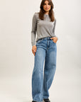 Pantalones vaqueros globo Toxik3 de denim elástico
