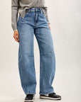 Pantalones vaqueros globo Toxik3 de denim elástico