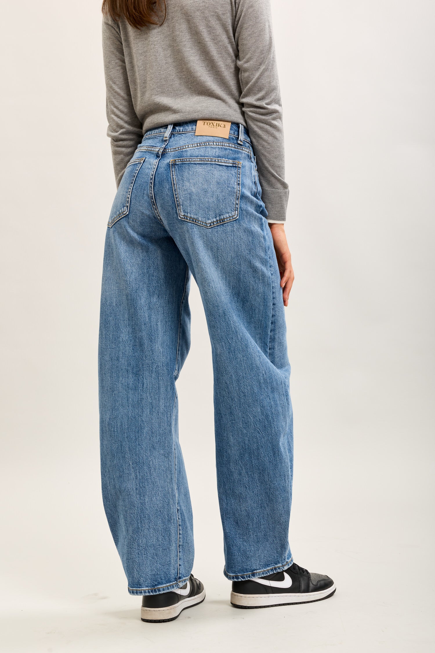 Pantalones vaqueros globo Toxik3 de denim elástico