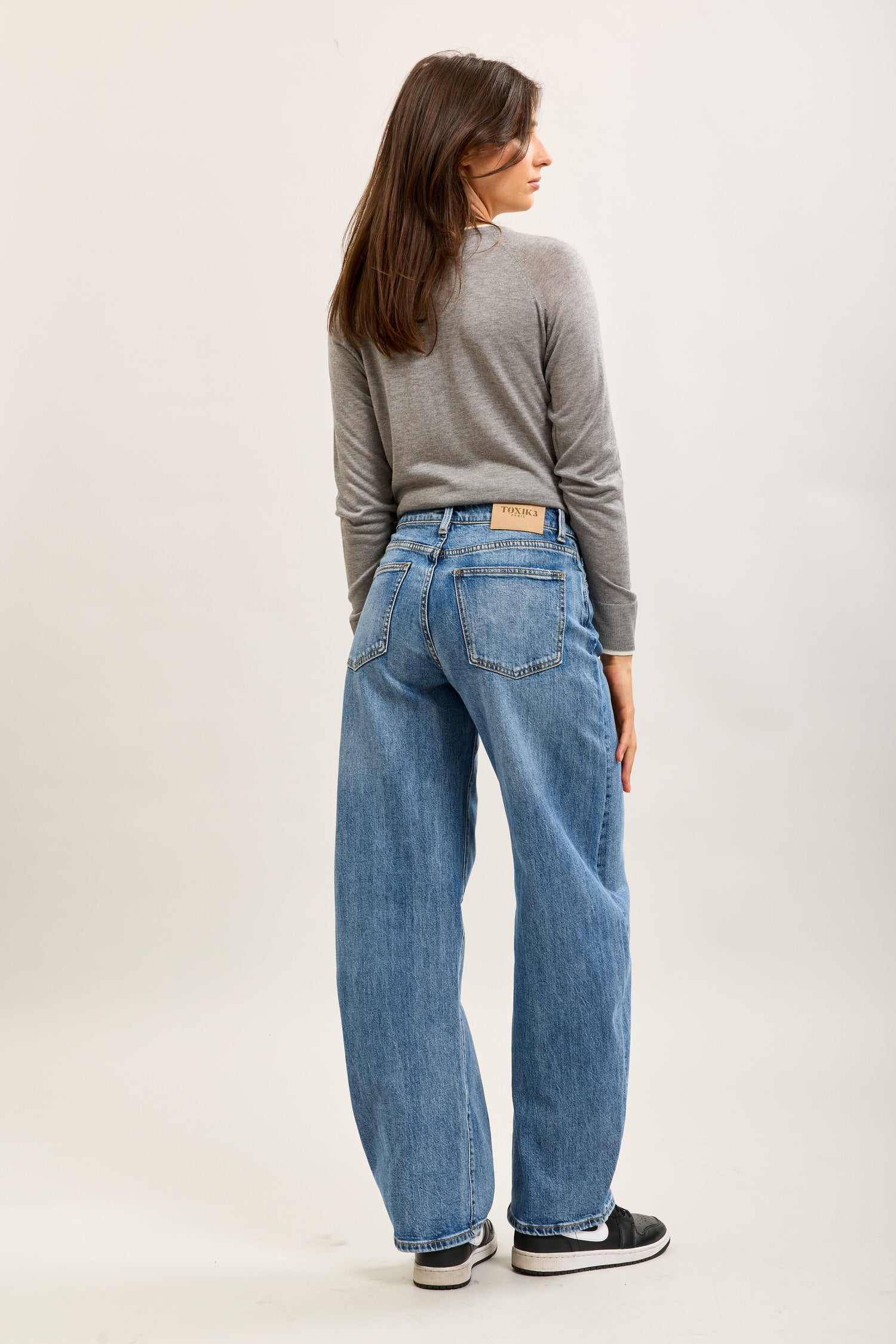 Pantalones vaqueros globo Toxik3 de denim elástico