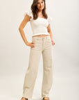 Pantalones vaqueros globo Toxik3 de denim elástico