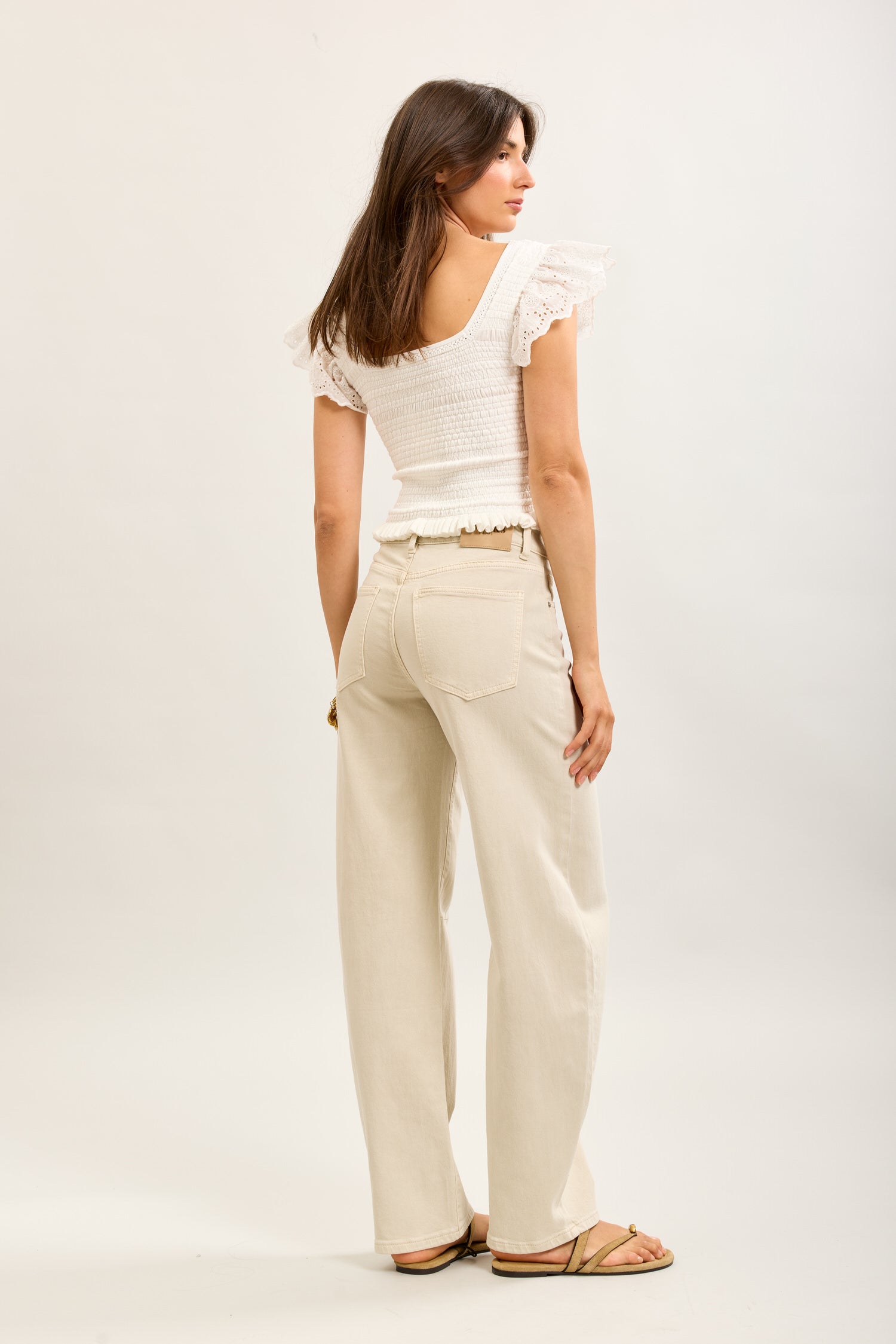 Pantalones vaqueros globo Toxik3 de denim elástico