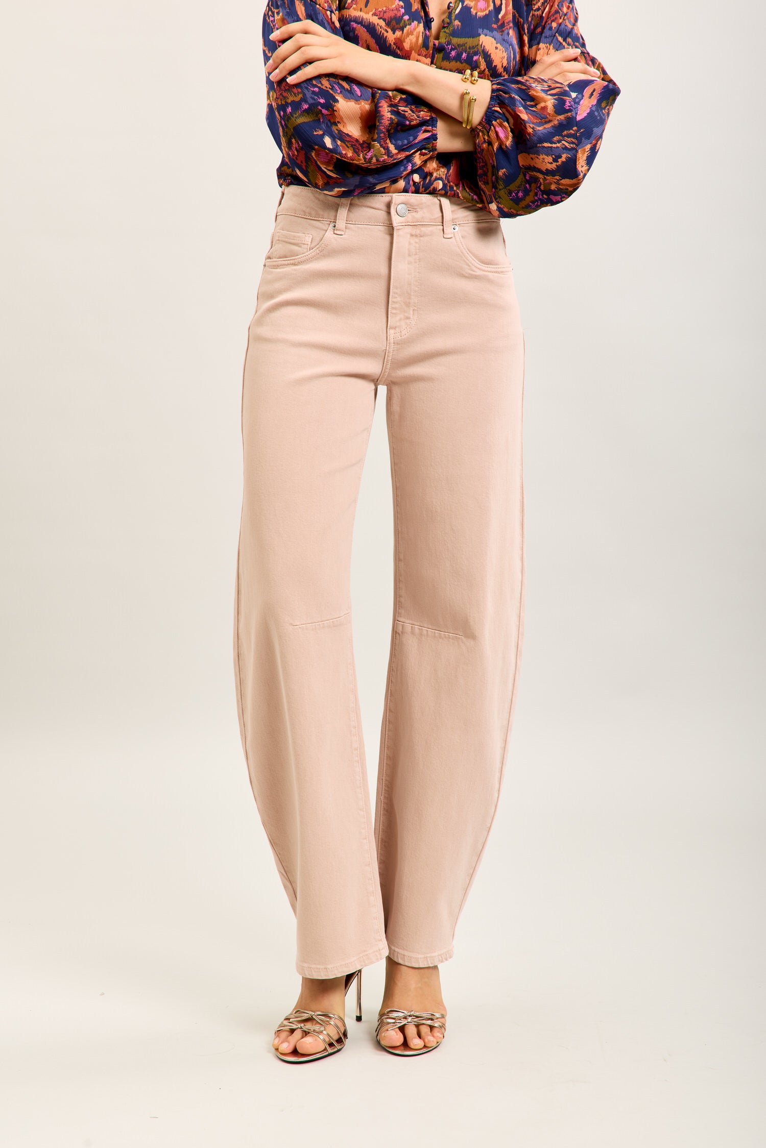Pantalones vaqueros globo Toxik3 de denim elástico