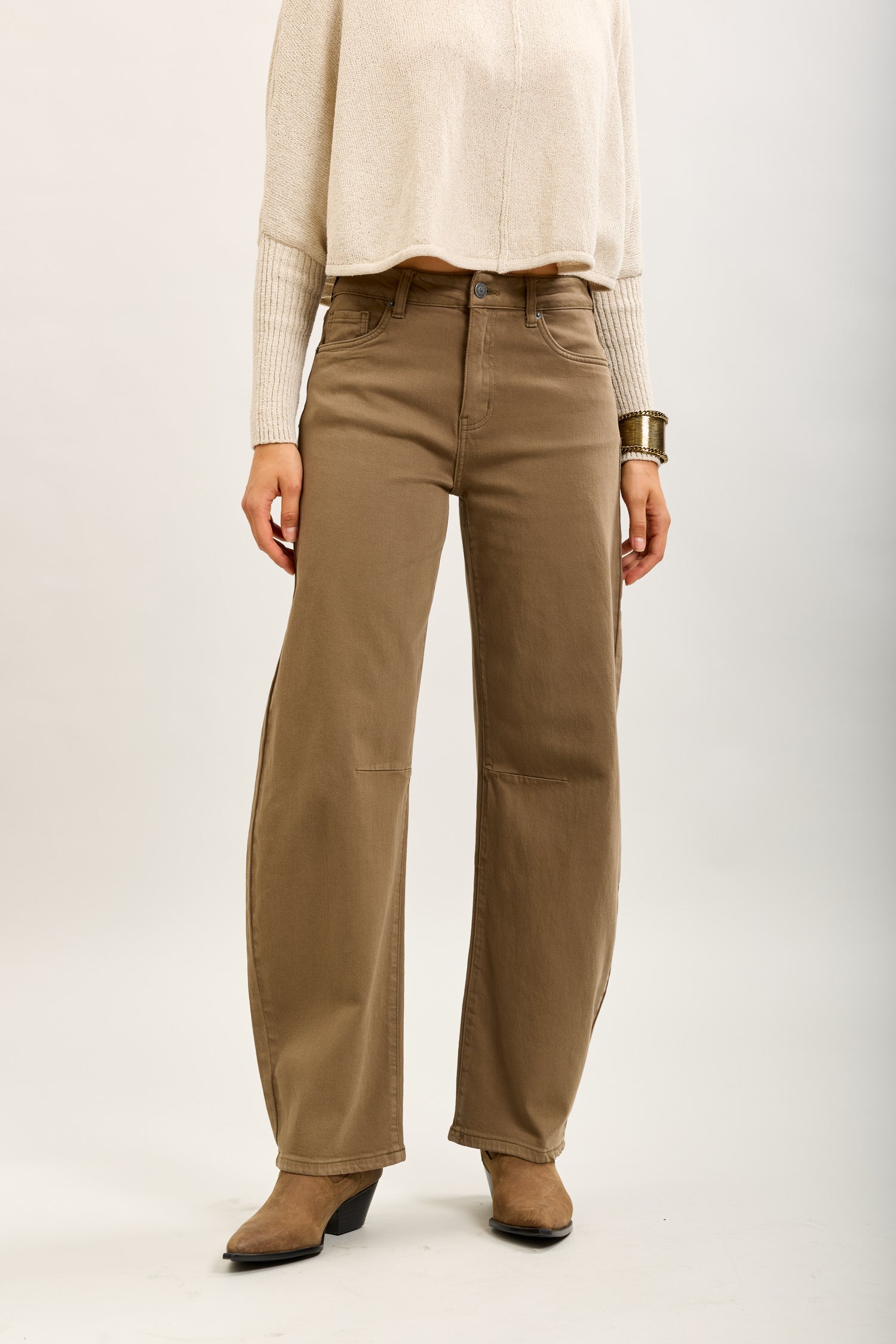 Pantalones vaqueros globo Toxik3 de denim elástico