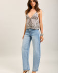 Pantalones vaqueros globo Toxik3 de denim elástico