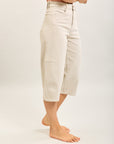 Toxik3 bermuda balloon cropped stretch denim