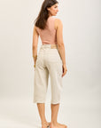 Toxik3 bermuda balloon cropped stretch denim