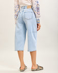 Toxik3 bermuda balloon cropped stretch denim
