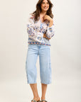 Toxik3 bermuda balloon cropped stretch denim