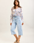 Toxik3 bermuda balloon cropped stretch denim