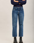 Toxik3 pantalon jean droit crop denim stretch