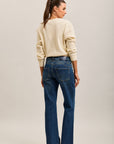 Toxik3 cut-out stretch denim bootcut jean pants
