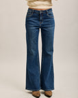 Toxik3 cut-out stretch denim bootcut jean pants