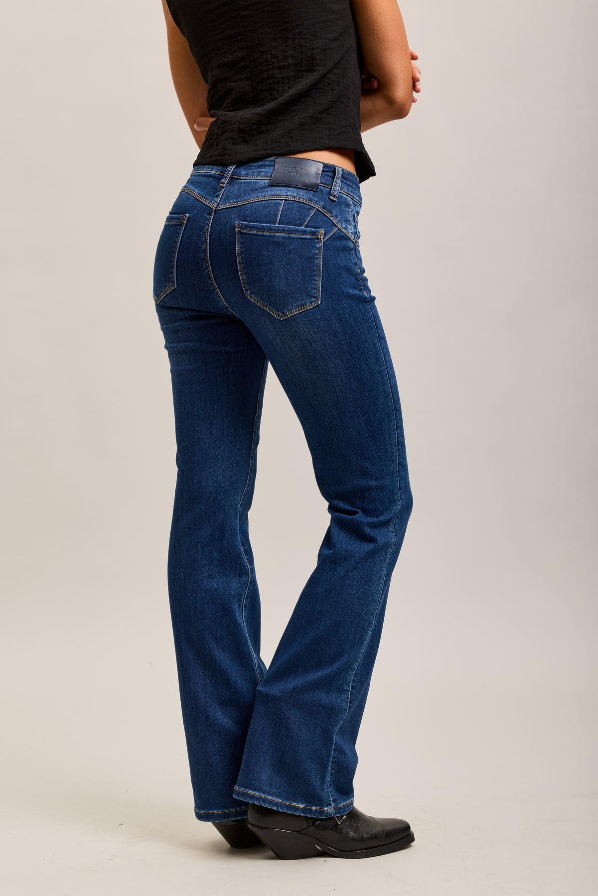 Toxik3 stretch push denim bootcut jean pants
