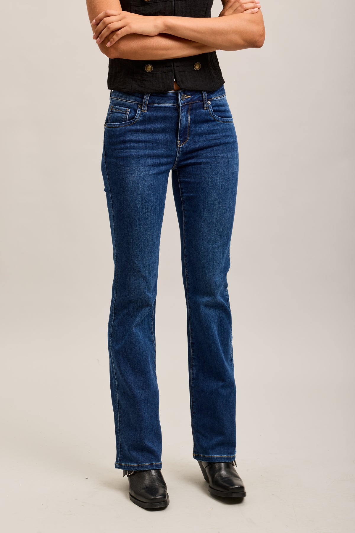 Toxik3 stretch push denim bootcut jean pants