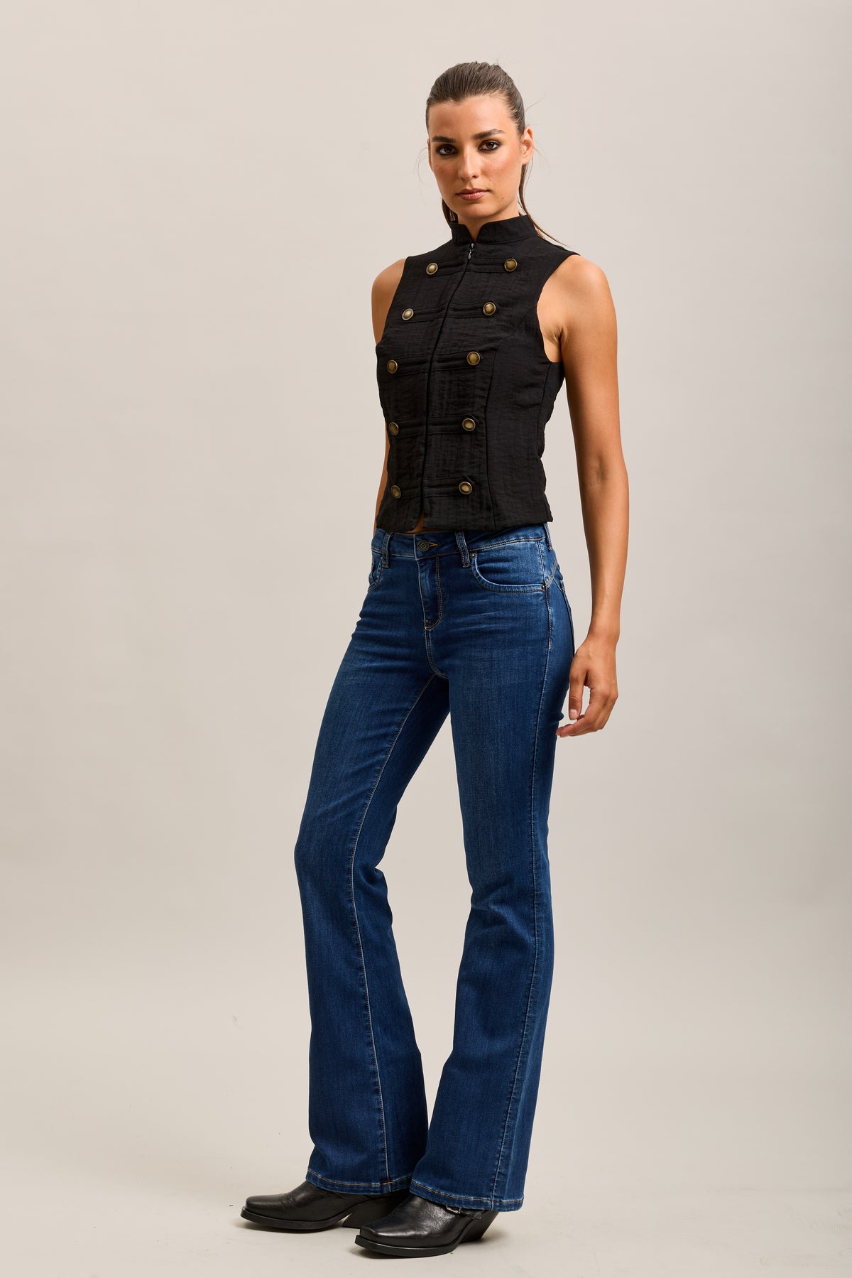 Toxik3 stretch push denim bootcut jean pants