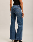 Toxik3 ribbed stretch denim bootcut jean pants