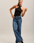 Toxik3 ribbed stretch denim bootcut jean pants