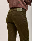 Toxik3 pantalon jean mom cropped denim stretch ourlet