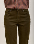 Toxik3 pantalon jean mom cropped denim stretch ourlet