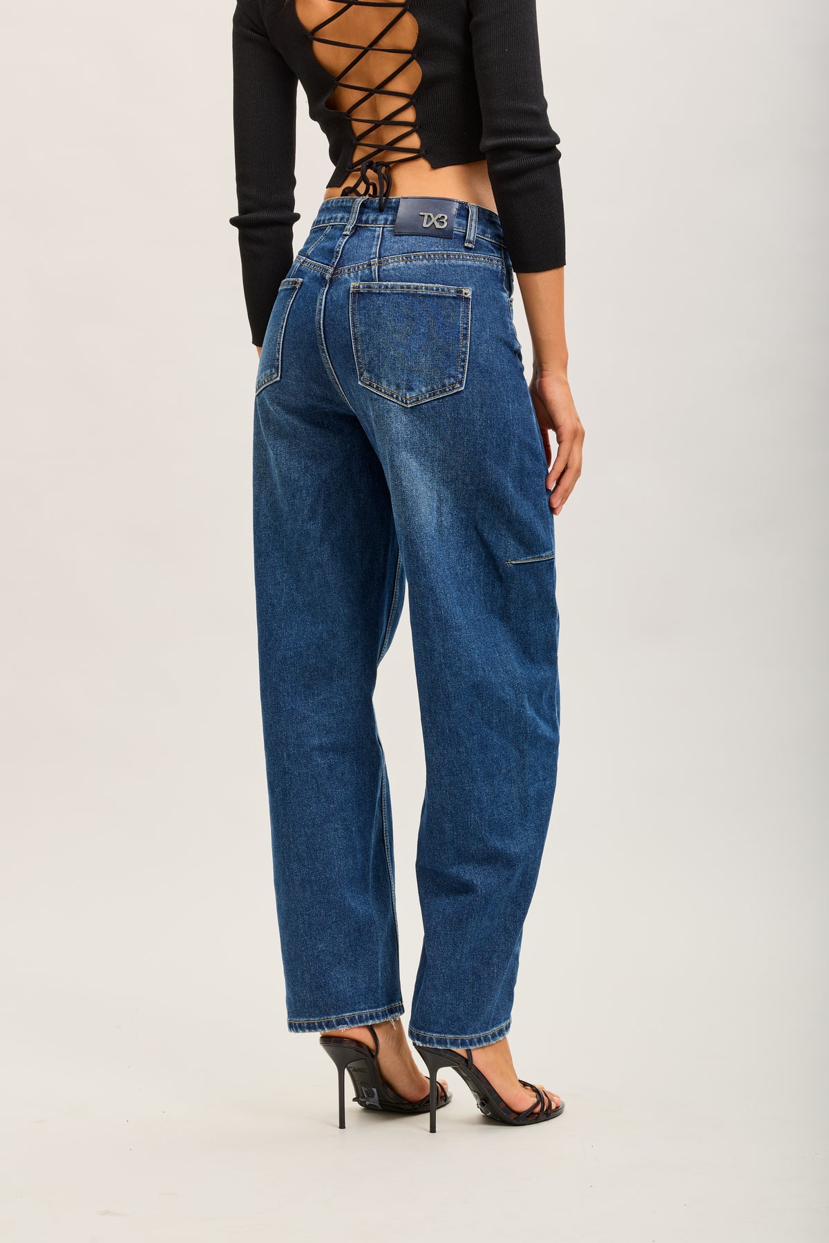 Toxik3 pantalon jean balloon denim stretch