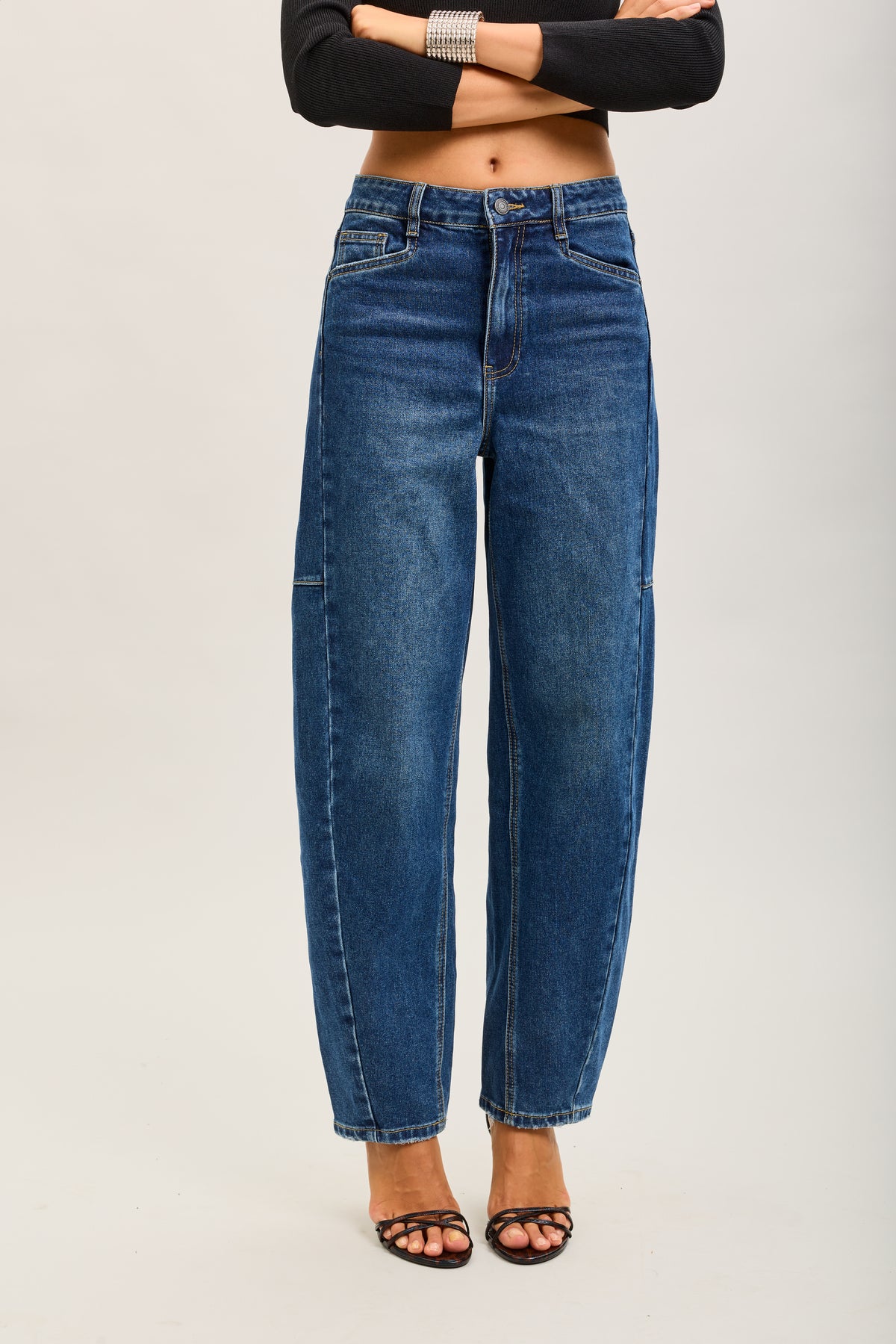 Toxik3 pantalon jean balloon denim stretch