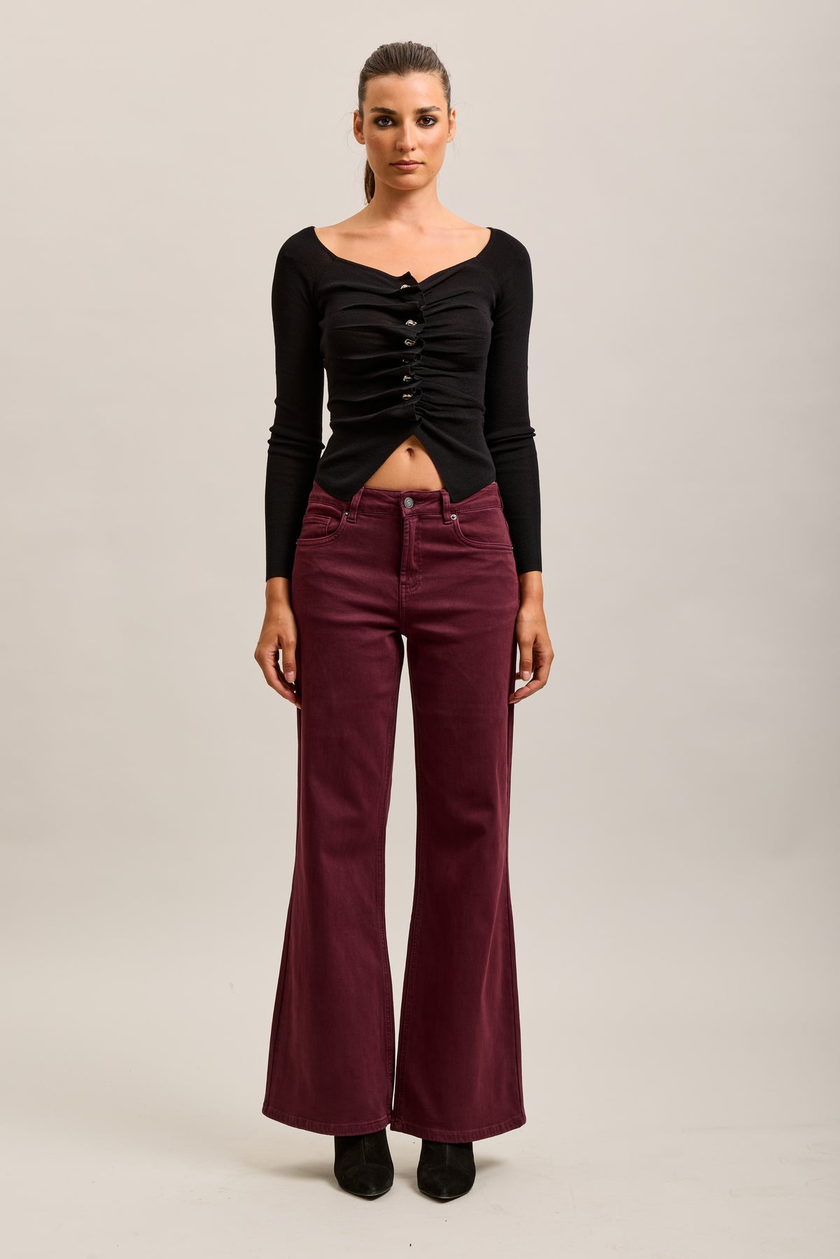 Toxik3 stretch denim bootcut jean pants