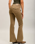 Toxik3 stretch denim bootcut jean pants buttoned pockets
