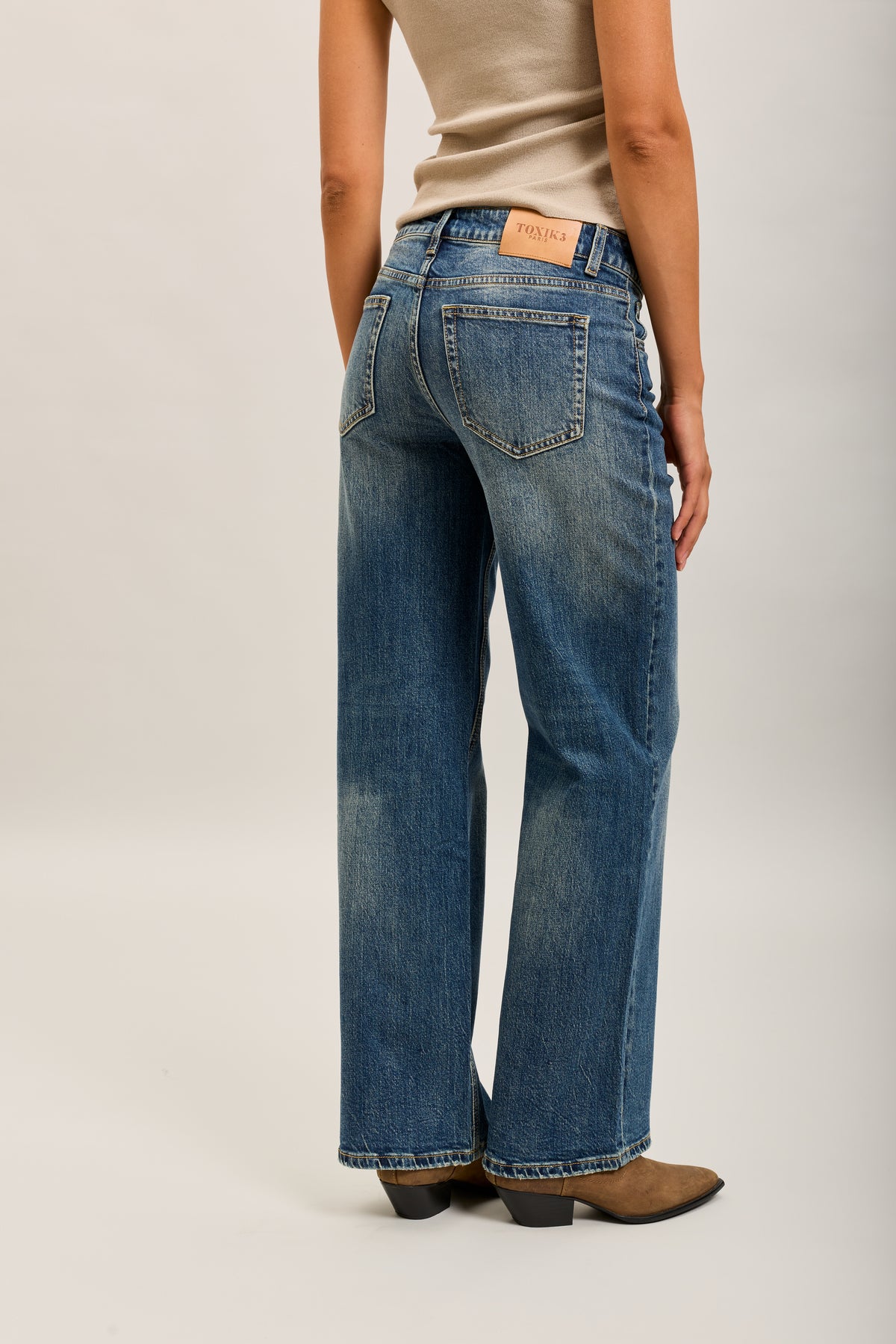 Toxik3 pantalon jean droit denim stretch