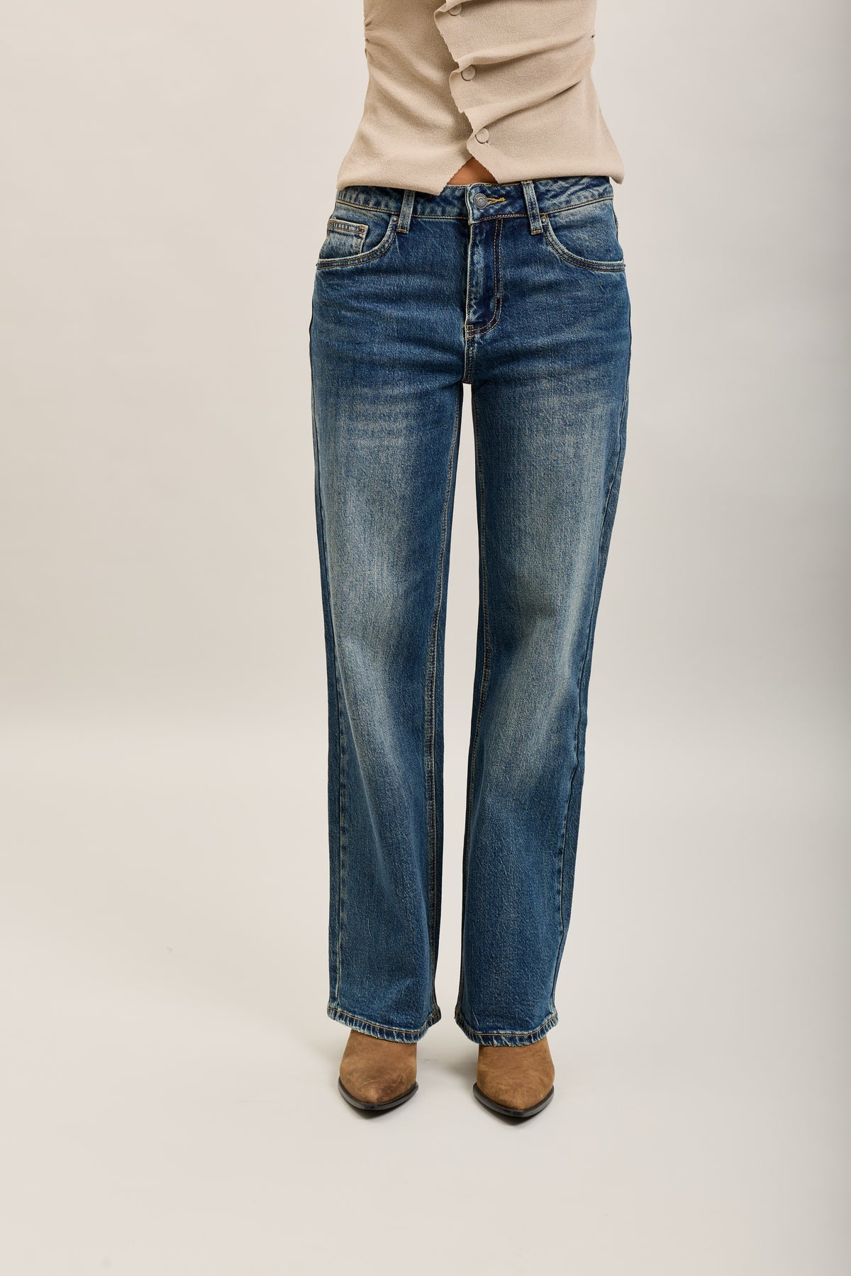Toxik3 pantalon jean droit denim stretch