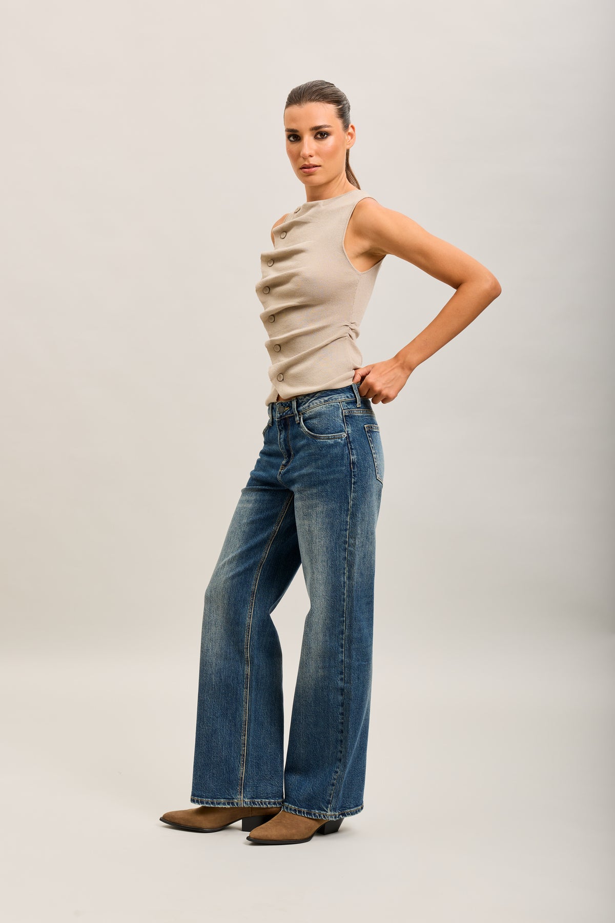 Toxik3 pantalon jean droit denim stretch