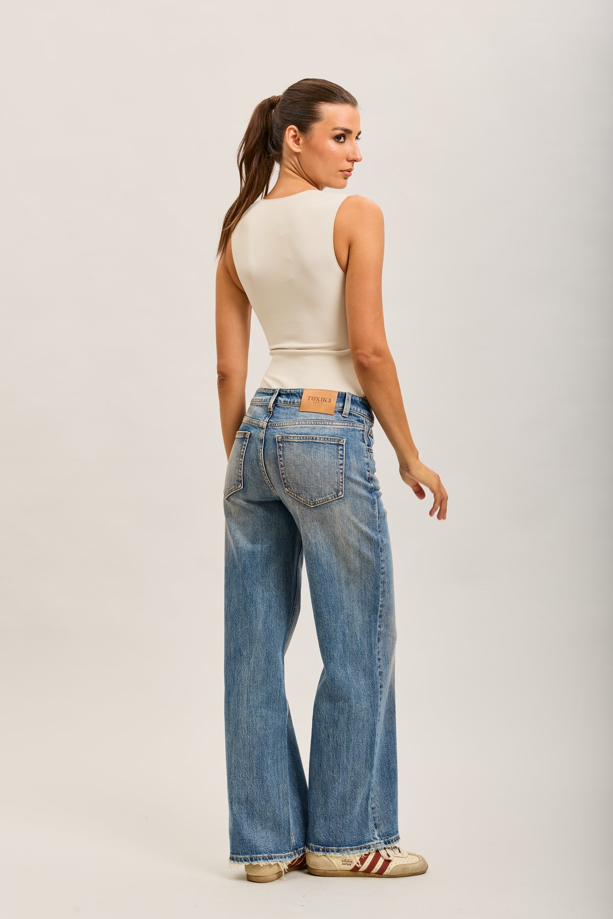 Toxik3 pantalon jean droit denim stretch