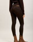 Toxik3 super stretch creased slim jeans with cuffed buttons - essential collection