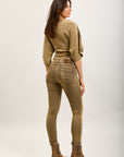 Toxik3 super stretch creased slim jeans with cuffed buttons - essential collection