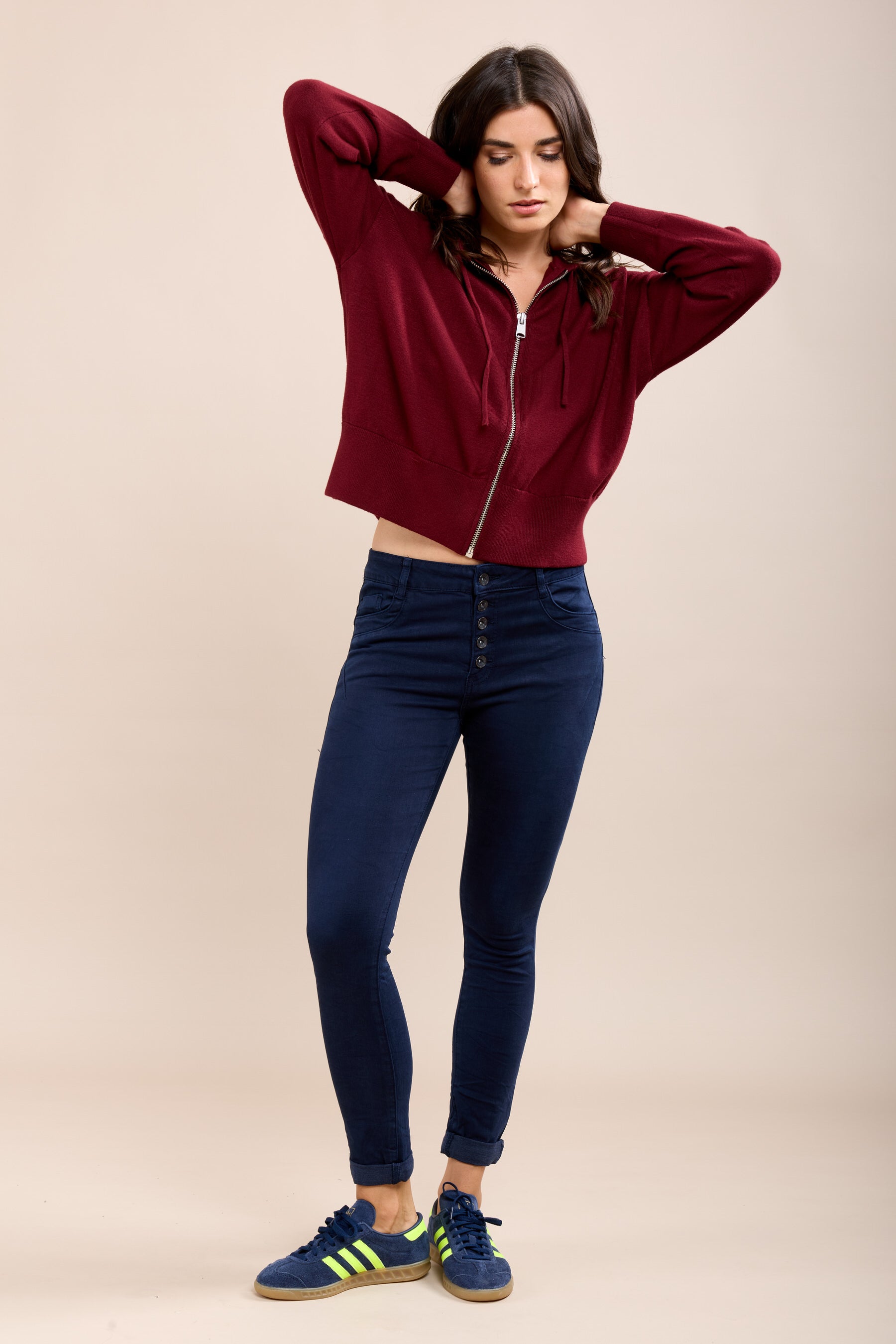 Toxik3 Slim Super Stretch Pants verpletterd effect