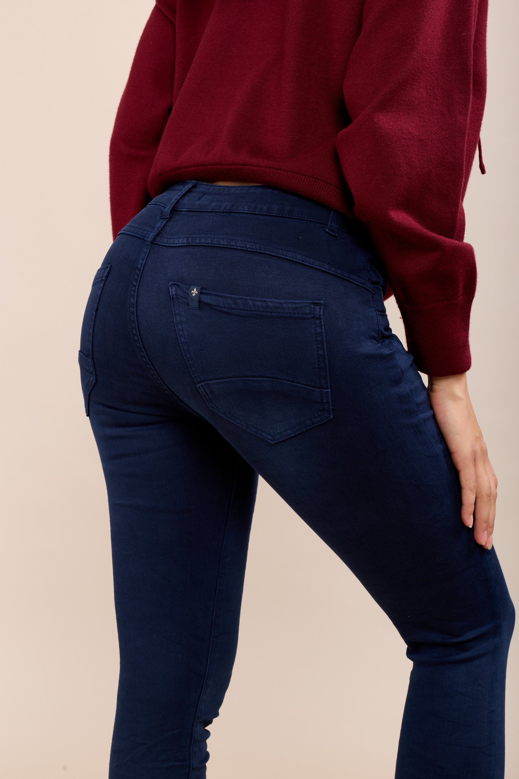 Toxik3 Slim Super Stretch Pants verpletterd effect