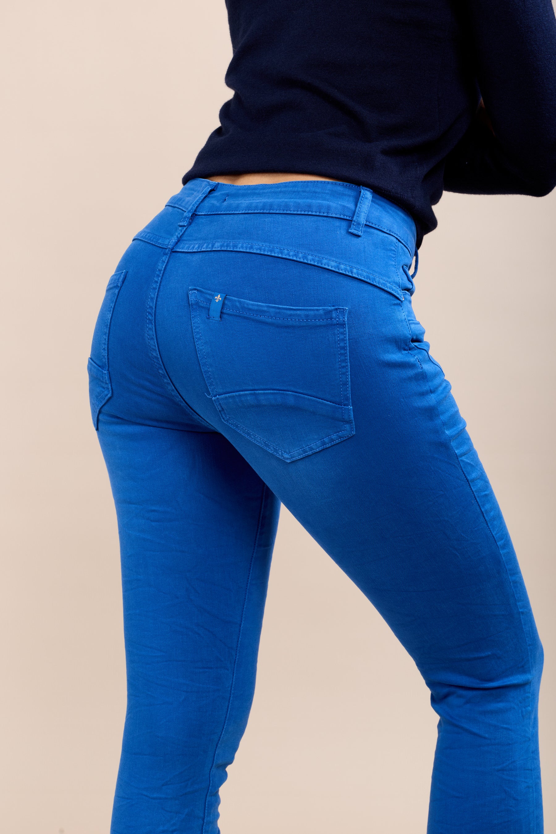 Toxik3 Slim Super Stretch Pants verpletterd effect