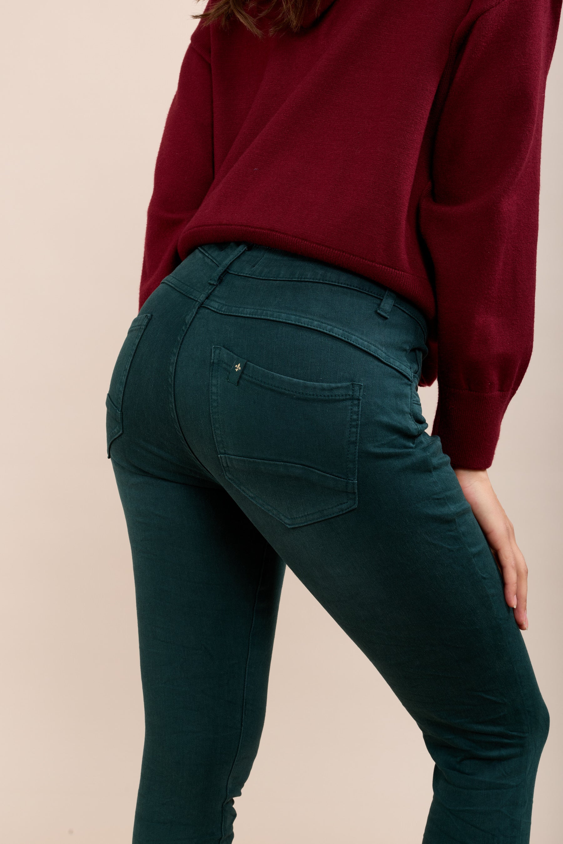 Toxik3 Slim Super Stretch Pants verpletterd effect