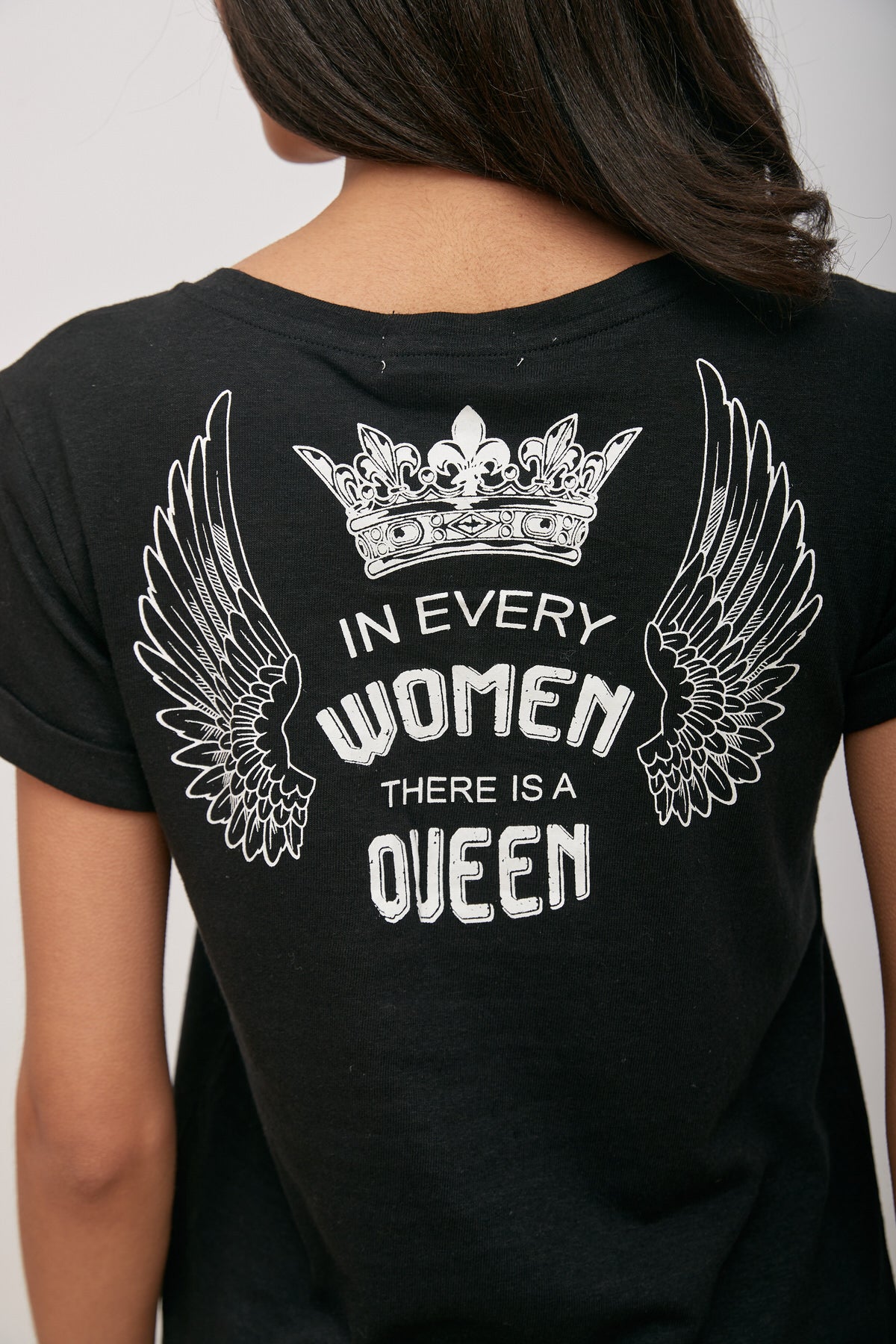Lin t -shirt - vrouw koningin