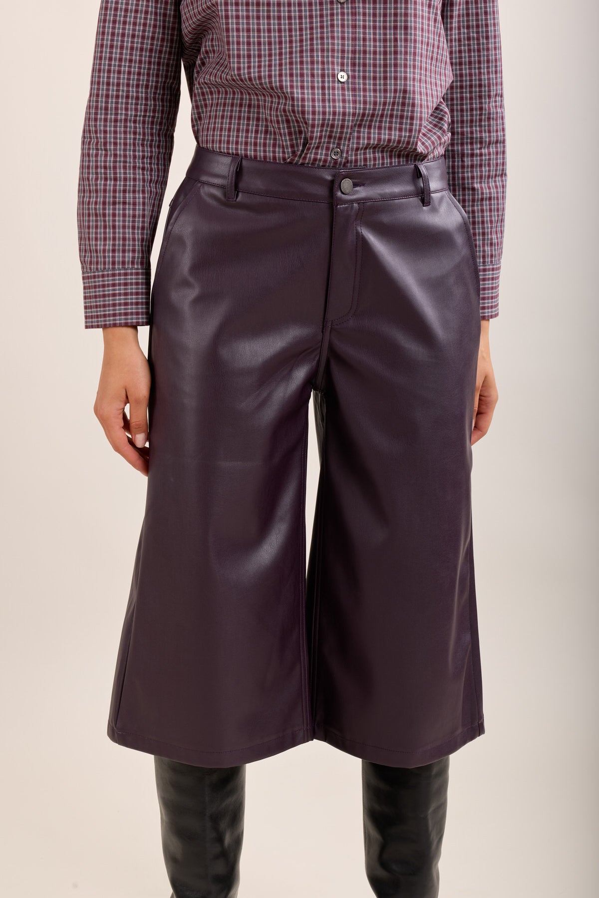 Toxik3 bermuda wide simili cuir