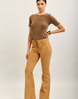 [to_review] Toxik3 pantalon velour stretch bootcut lacet