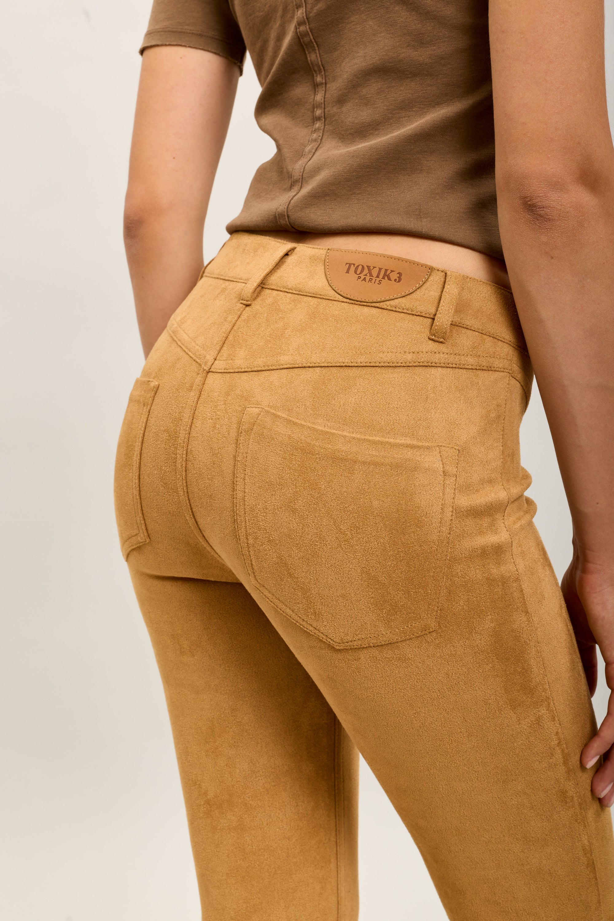 [to_review] Toxik3 pantalon velour stretch bootcut lacet